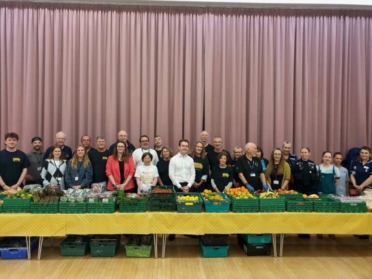 Tom Rutland MP at Charmandean.