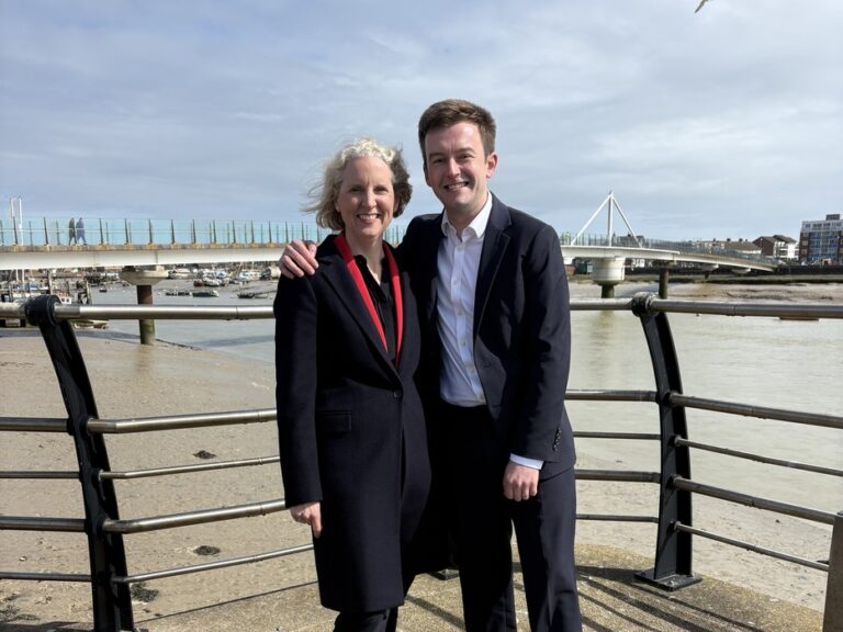 Tom Rutland MP and Emma Reynolds MP.