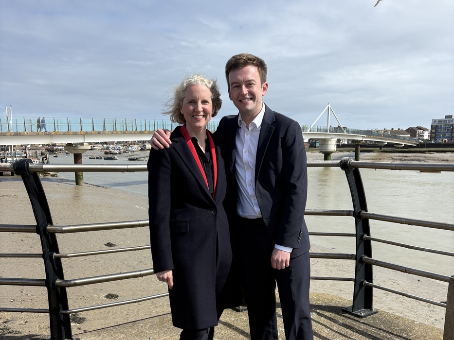 Tom Rutland MP and Emma Reynolds MP.