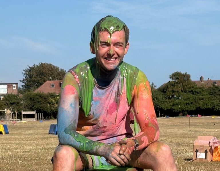 Tom Rutland at Buckingham Park Primary School.